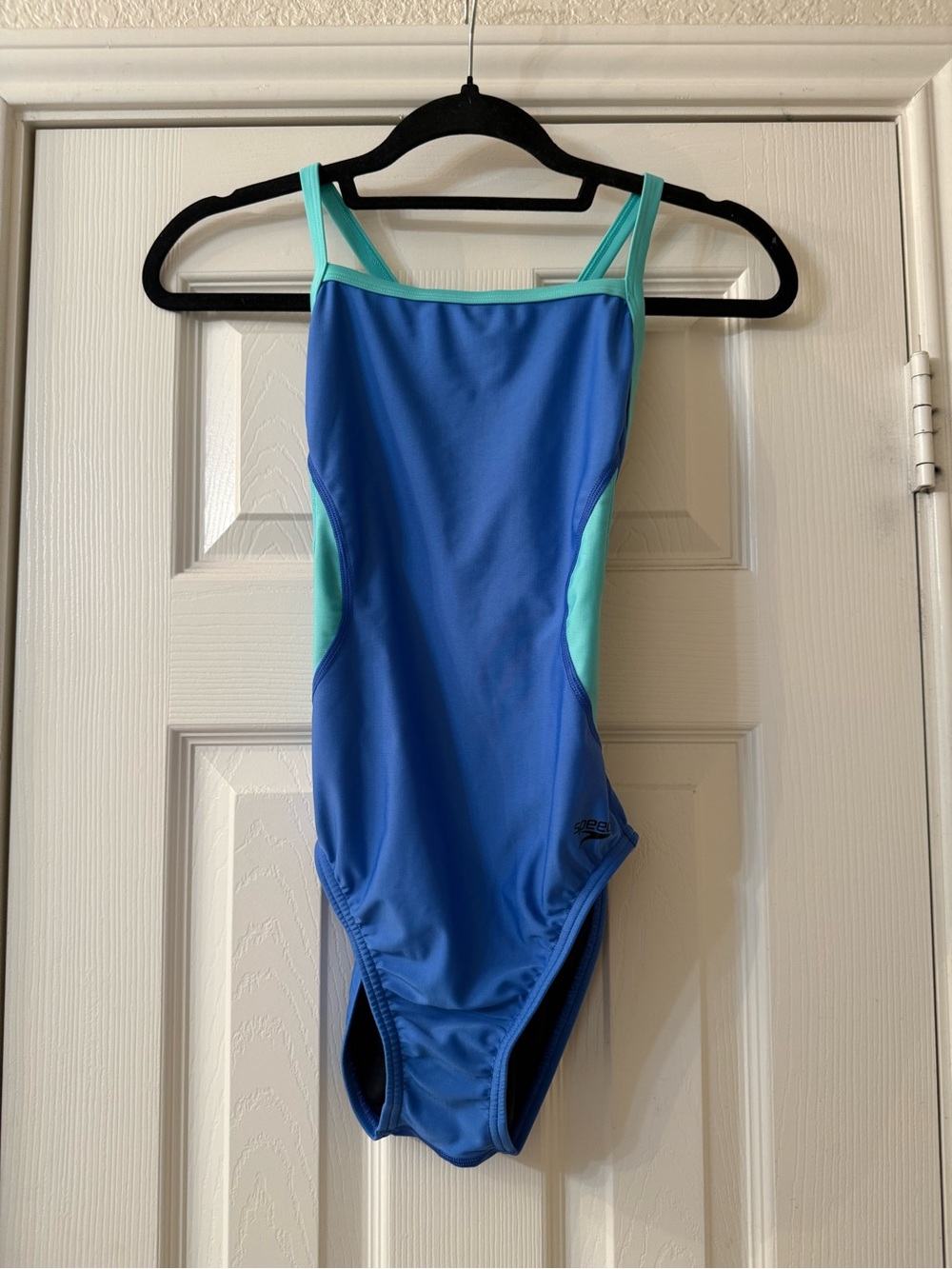 Speedo Pro LT Splice Fly Blue & Aqua One-Piece Swimsuit